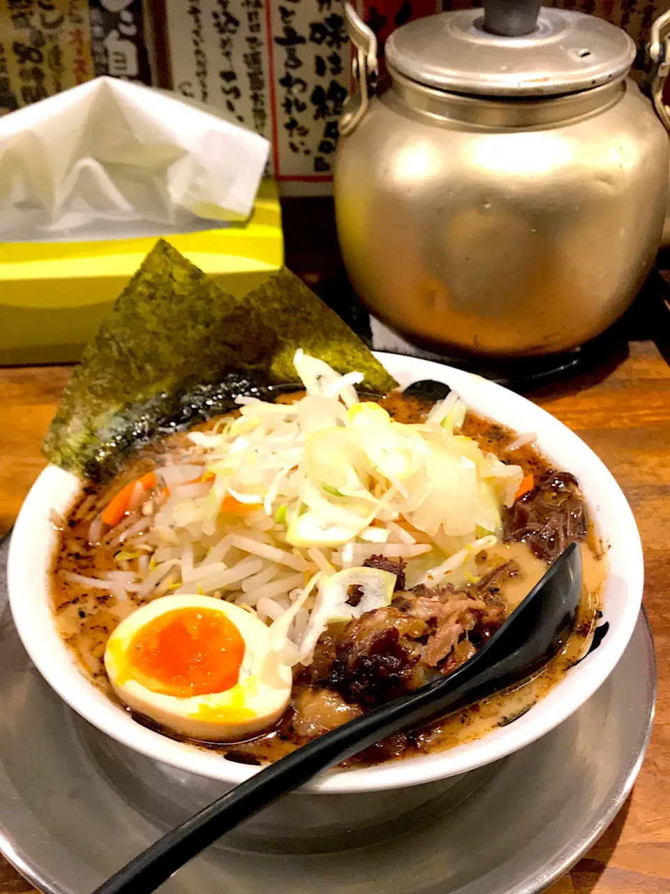 麺なし野菜のせらーめん（熊本らーめん『おっぺしゃん』）|ま〜てぃんさん