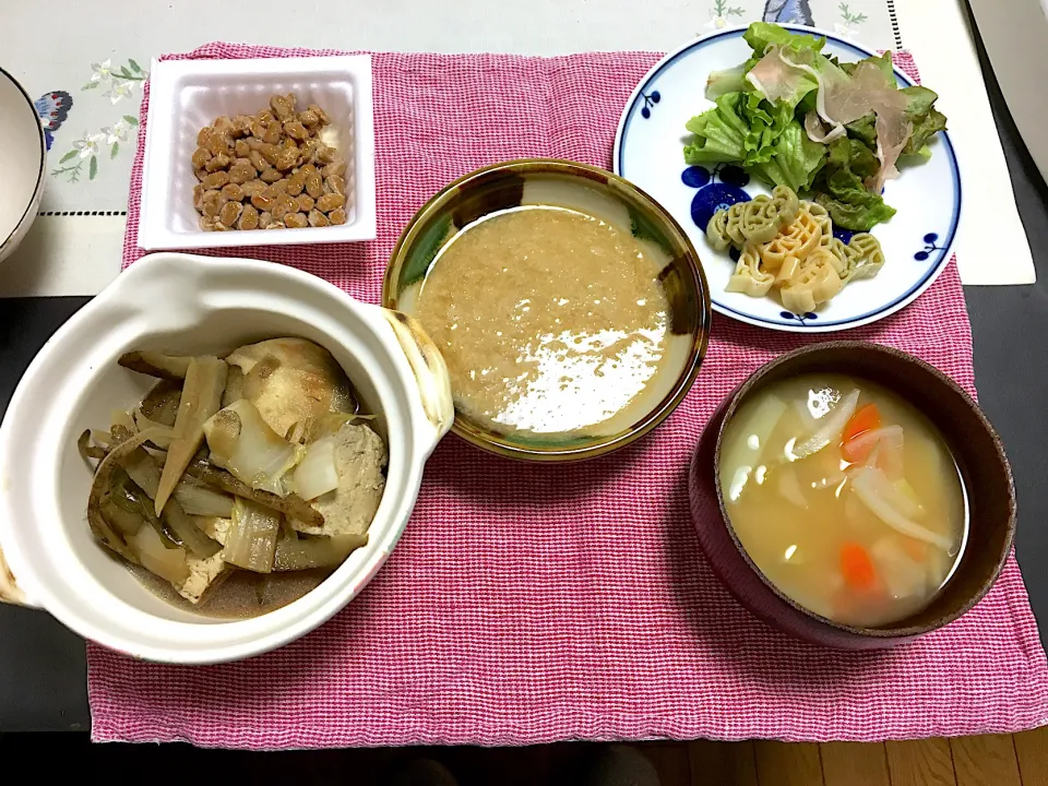 高野豆腐と牛蒡のすき焼きのご飯|みよさん