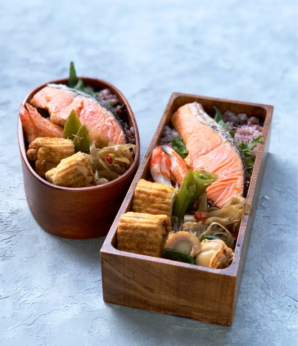 塩鮭弁当♪|豆子さん