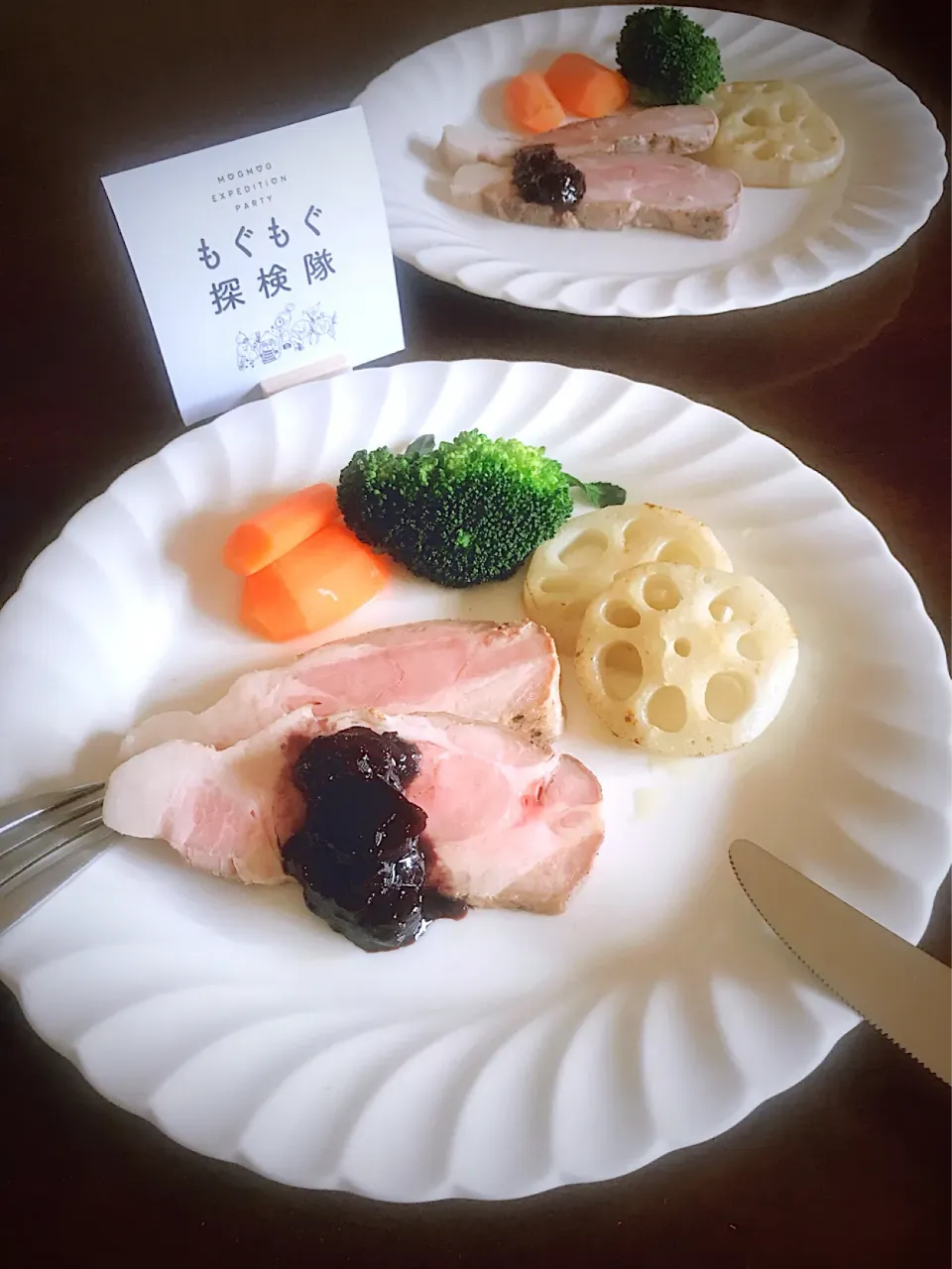 マダム とんちんの料理 なんちゃって湯上りポークで晩ご飯 #もぐもぐ探検隊#低温調理|とんちんさん