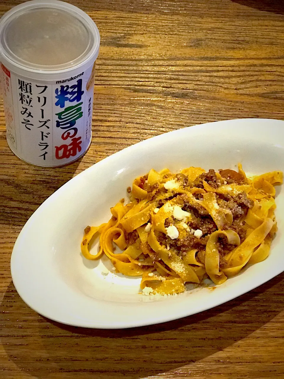 最後パラリで味決まる！ミートソース🍝|まーさん