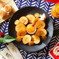 きんかん伊達巻き＆蒲鉾飾切り