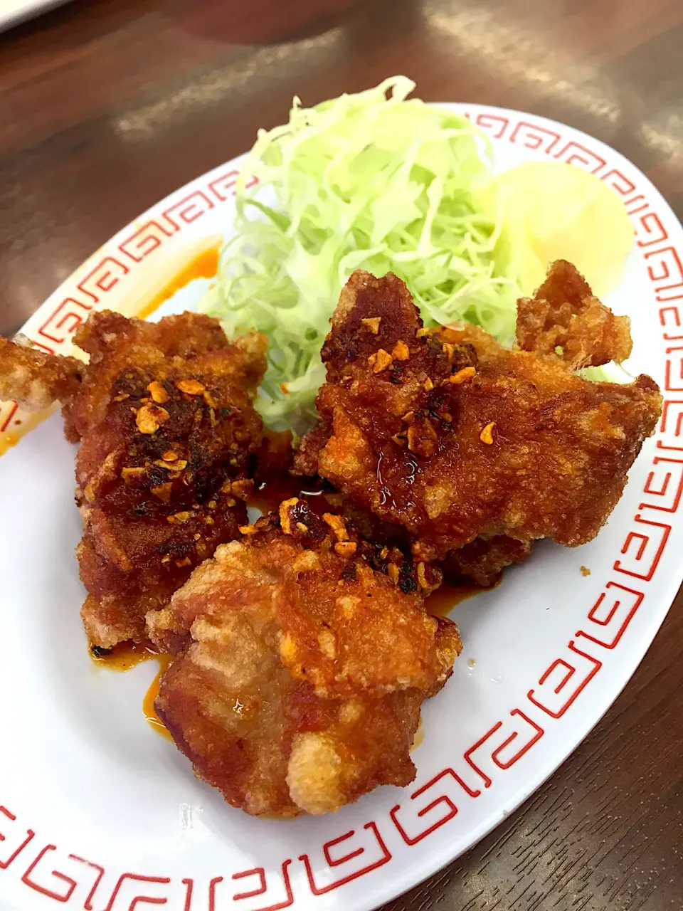 Snapdishの料理写真:旨辛から揚げ@ ラーメン魁力屋|Kazuya Miyukiさん