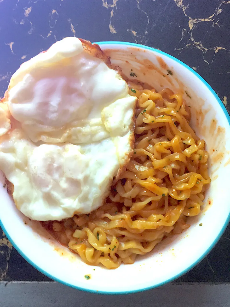 Morning samyang and egg|Rhoda Nañez Queseaさん