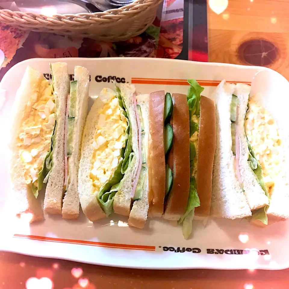 コメダ珈琲店のサンドイッチ🥪|💙💙渡辺翔太💙💙さん