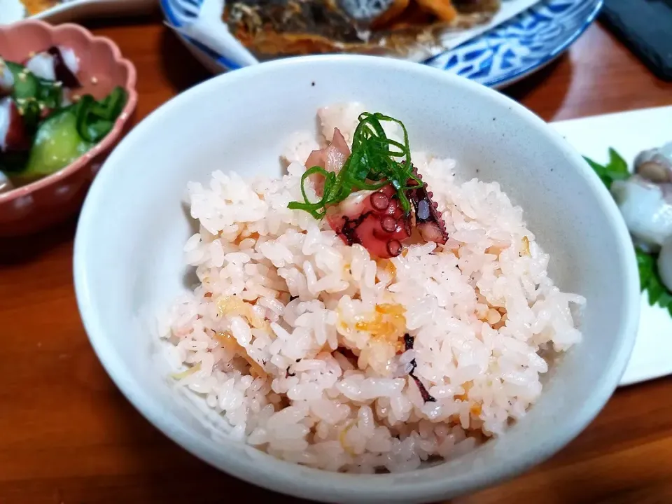 天然タコの炊き込みご飯😋|masaki .fさん