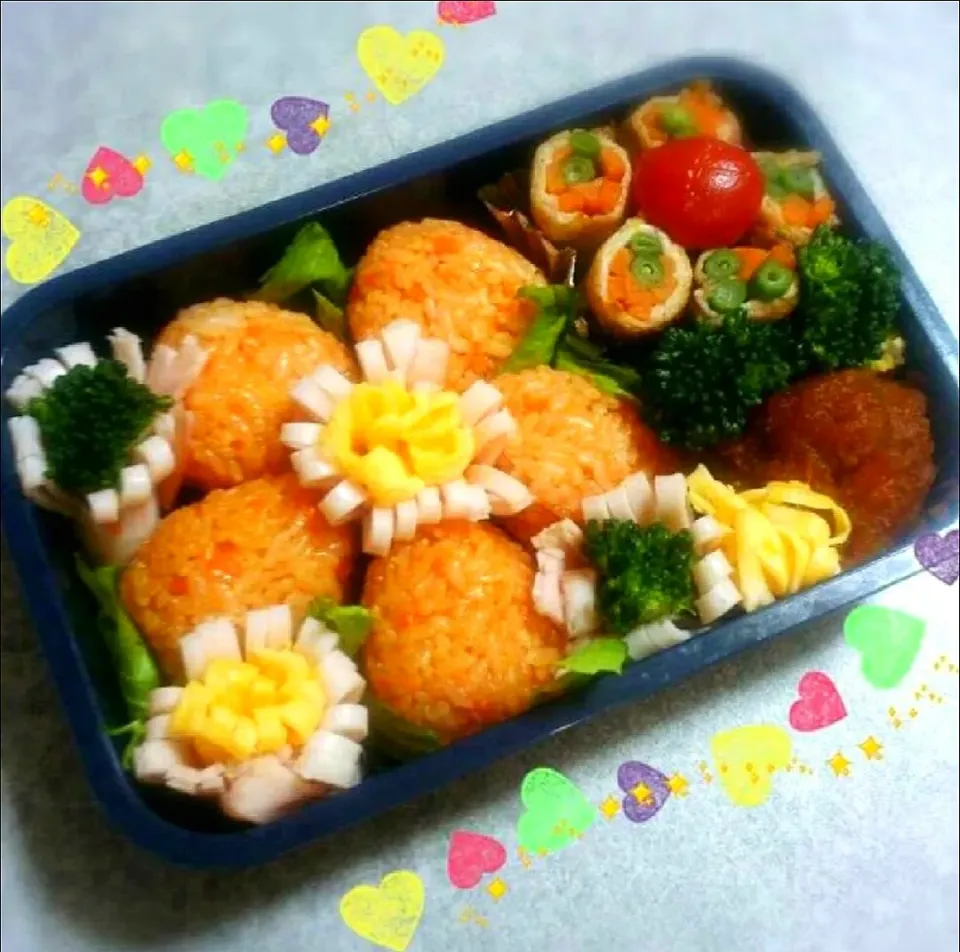 お花弁当|＊hanahana＊さん