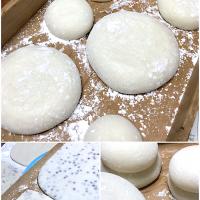 自家製もち米で鏡もち🎍