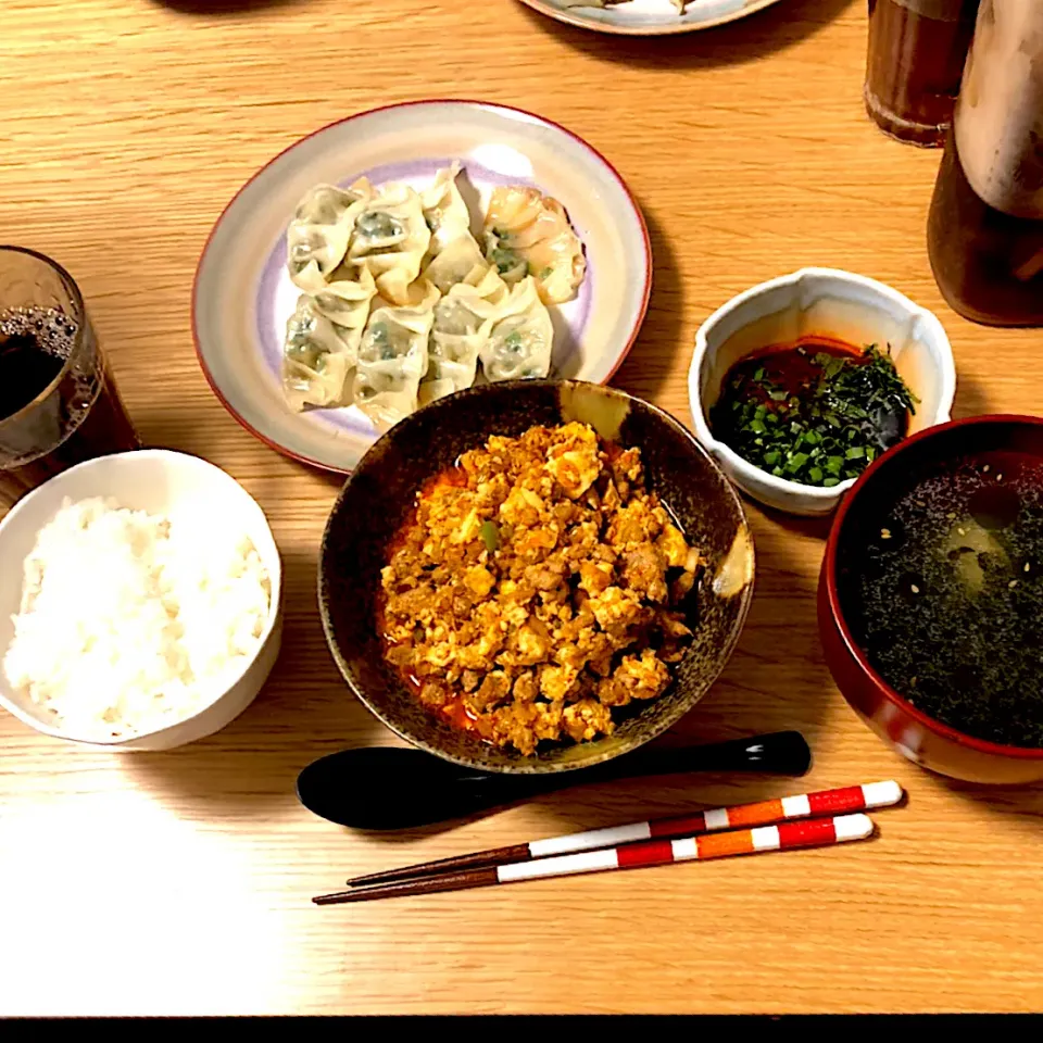 麻婆豆腐と餃子の中華ランチ|YoCAiさん