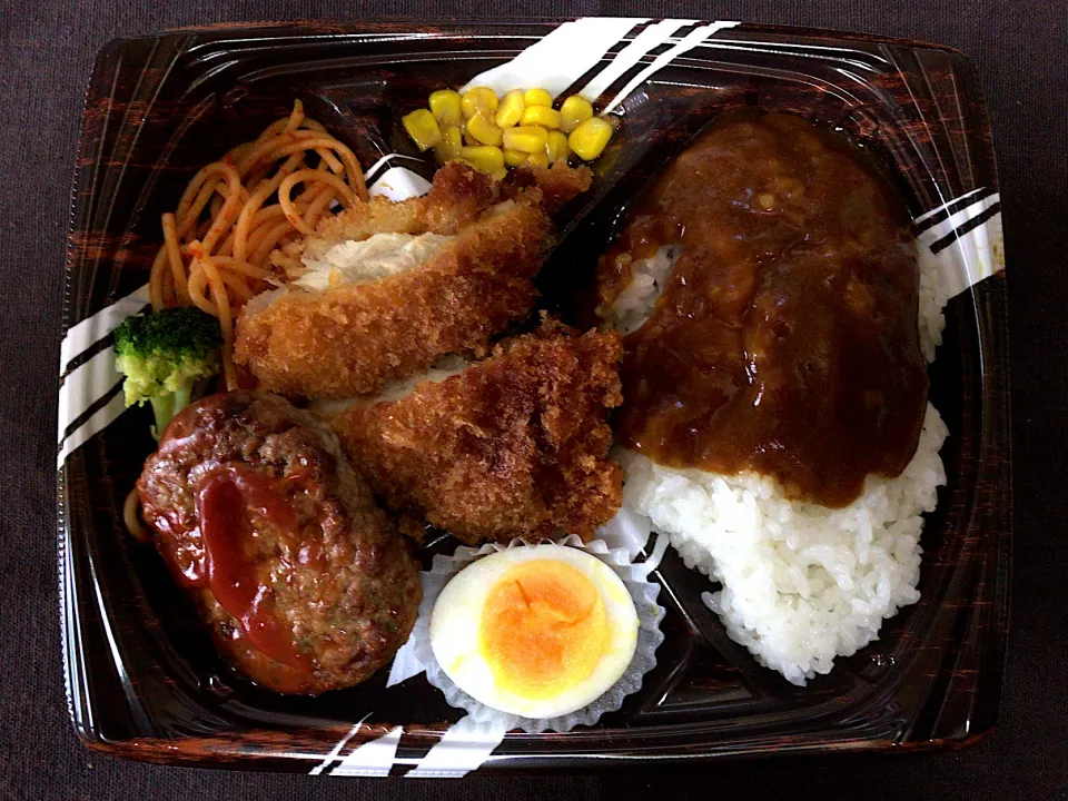 こだわりカレー弁当|ばーさんさん