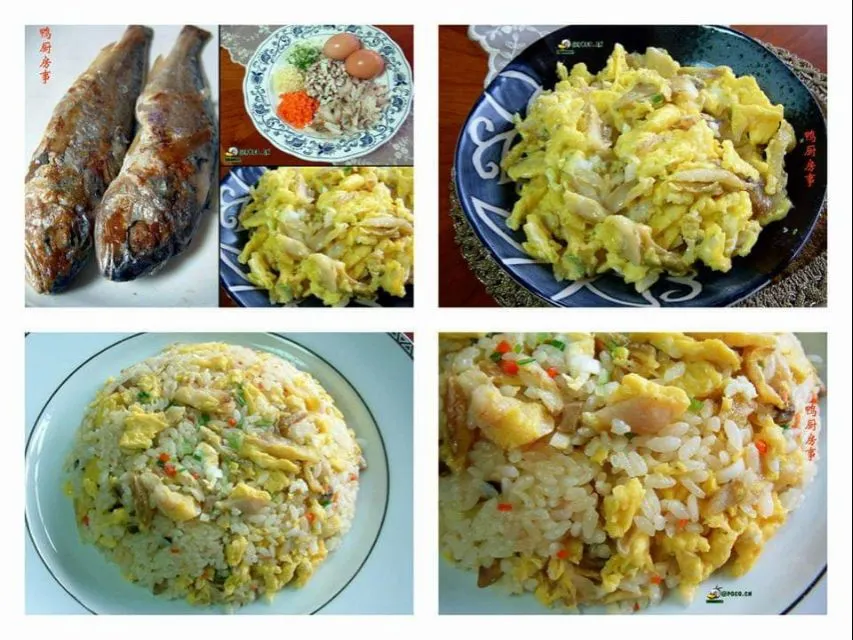 salted croaker fried rice|steven z.y.さん