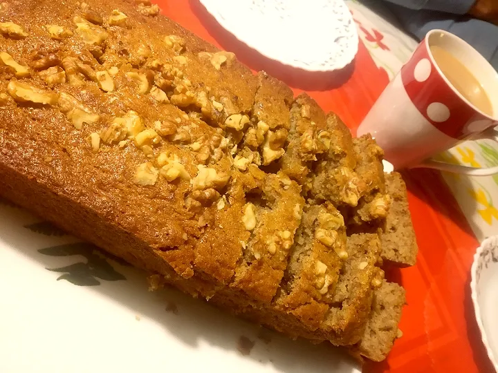 Snapdishの料理写真:banana walnut bread|hinaさん