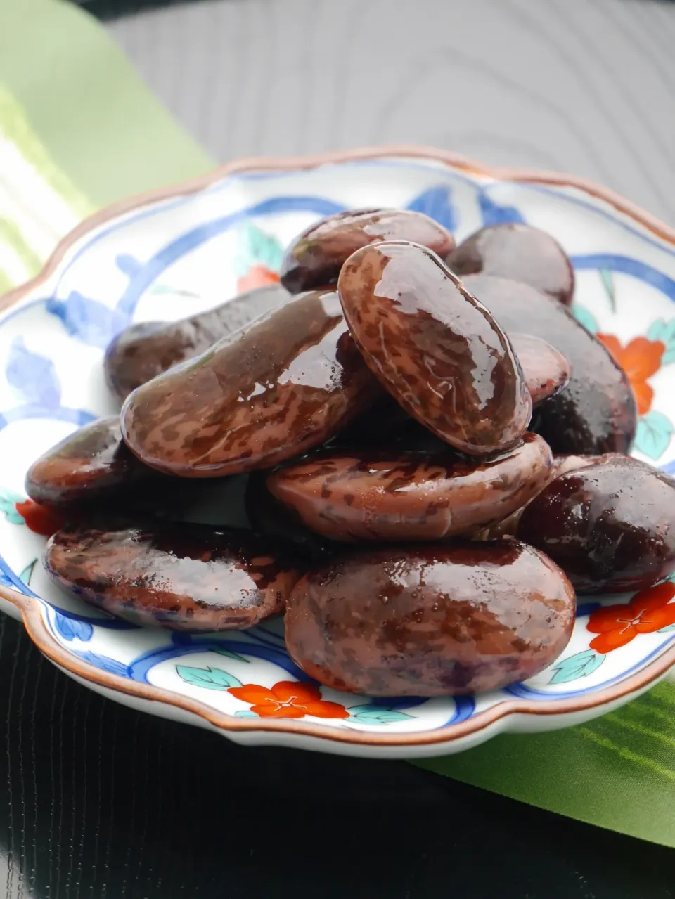 築地・豆雑穀問屋　三栄商会さんの豆屋おすすめ！高原花豆の煮豆（高原紫花豆） #楽天レシピ|楽天レシピさん