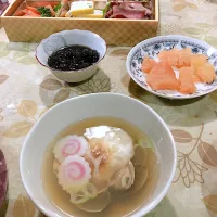 Snapdishの料理写真:はまぐりのお雑煮|kuーkosanさん