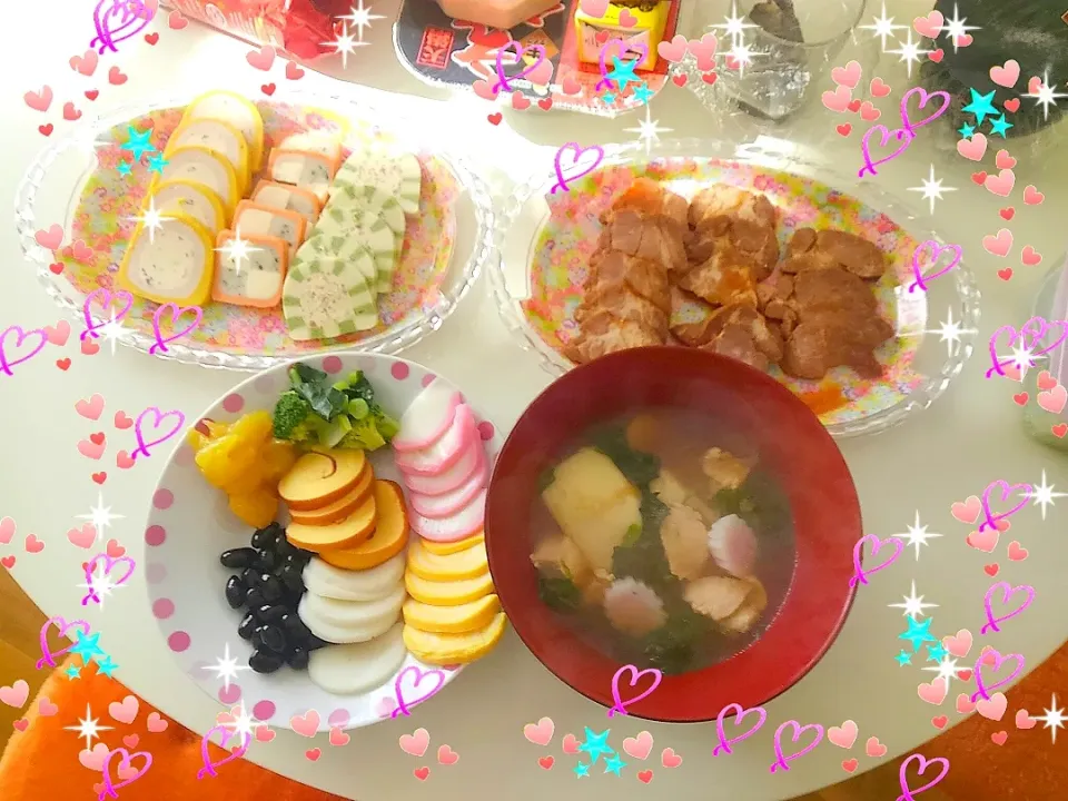 ☘️おせち🌸＆お雑煮🤗💕✨|内藤ひろみさん