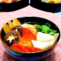 2020.01.02、、、お雑煮第2弾ぶり雑煮。(*☻-☻*)