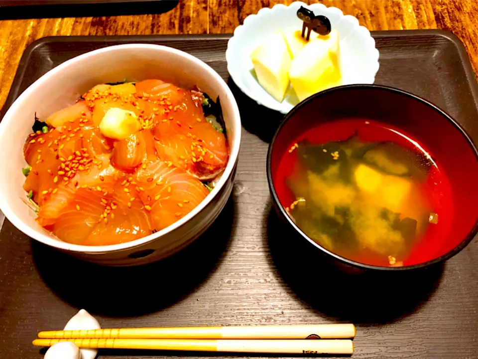 カンパチの漬け丼|パンダ母さん🐼さん