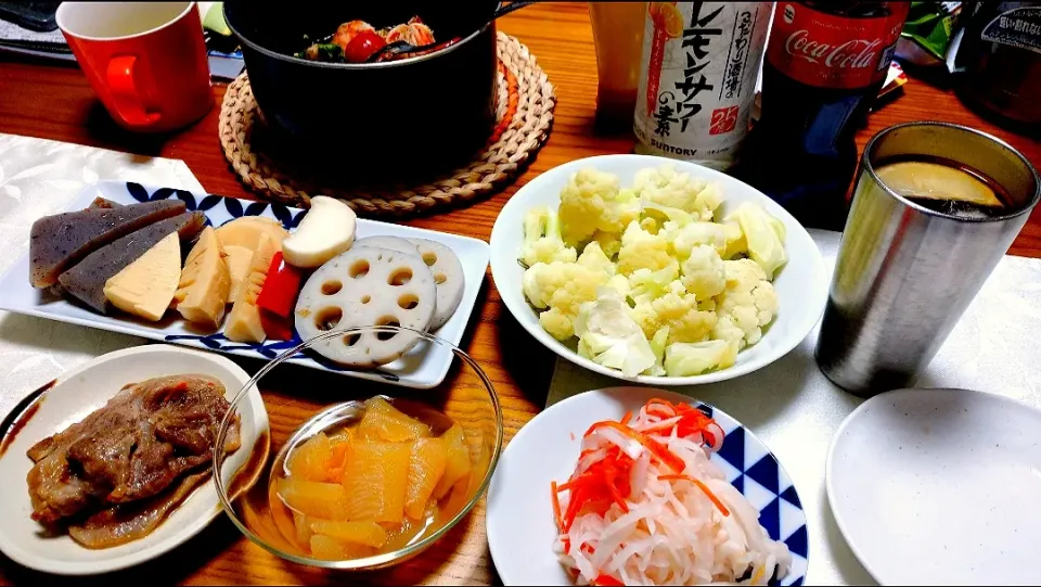 Snapdishの料理写真:🎍お正月🎍の簡単おつまみで家飲み|卯月さん