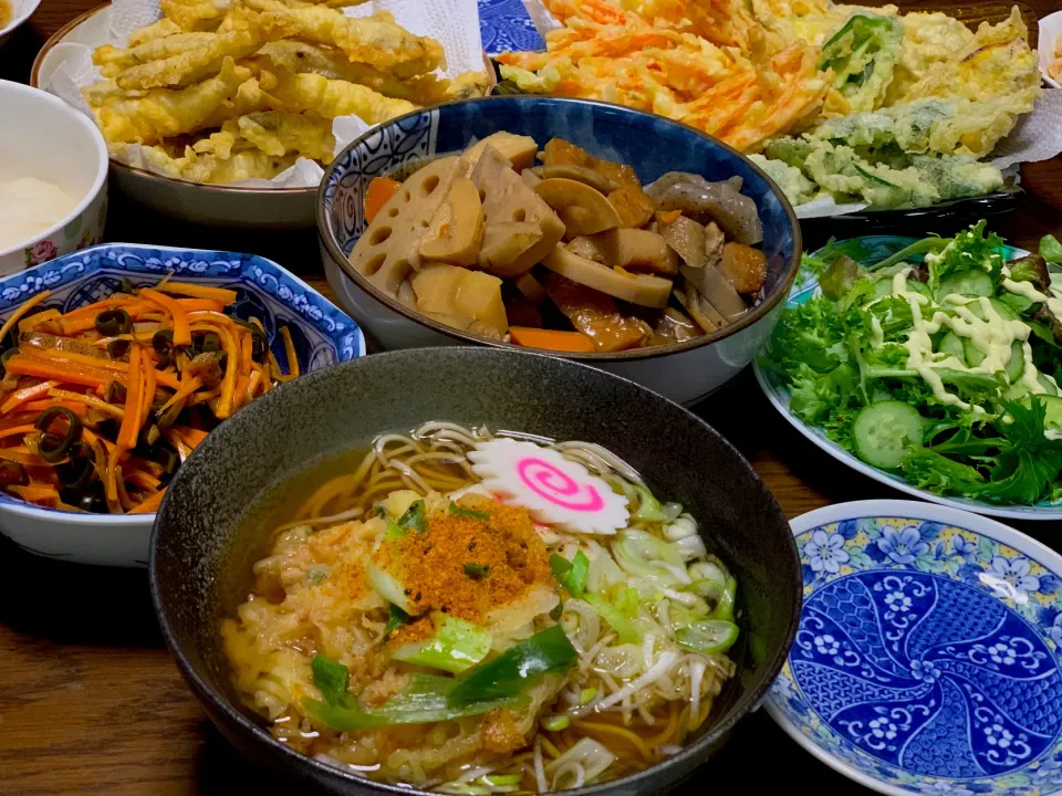 Snapdishの料理写真:年越し蕎麦🎍🐭|Natsuさん