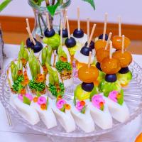 金柑の甘露煮ピンチョス