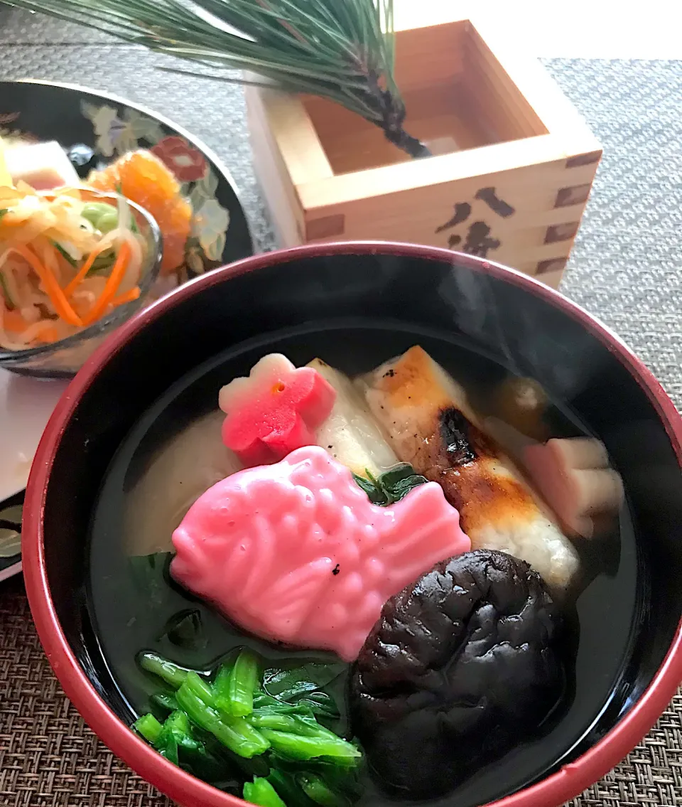 たいかまぼこと梅生麩の雑煮|シュトママさん