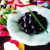 黒豆 - 最後の醤油が隠し味🖤