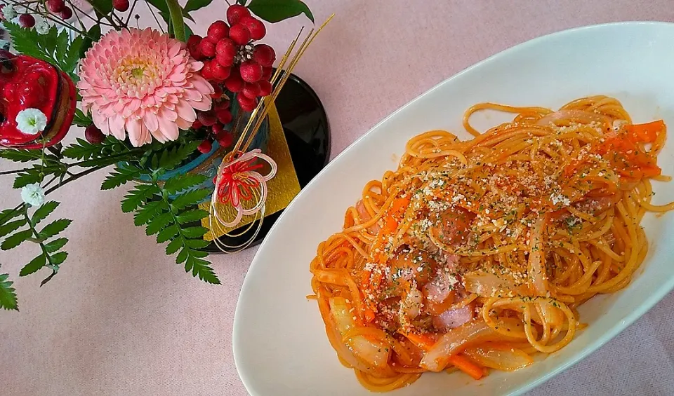 ☆今日のお昼ご飯☆　ナポリタン|hamamaさん