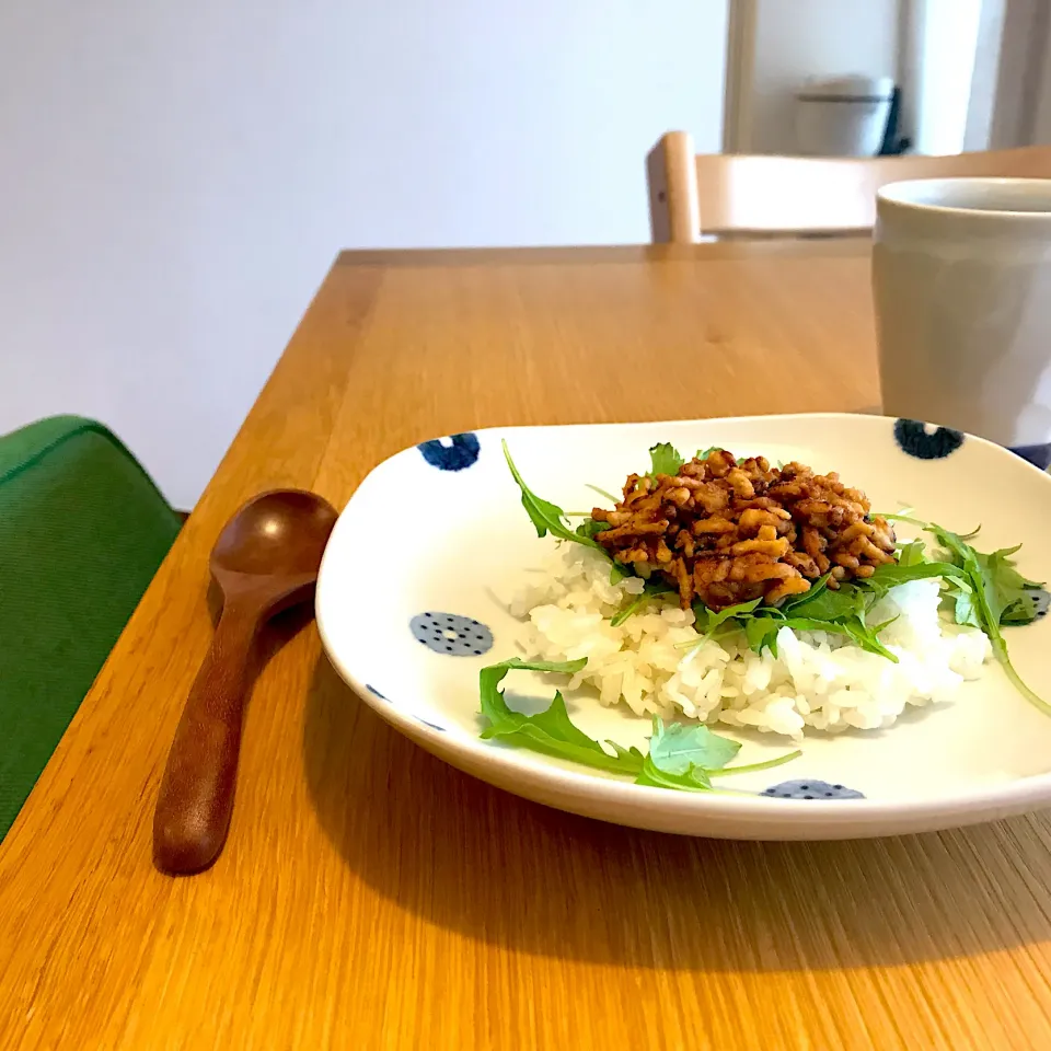 鶏肉味噌ごはん|しゅうとうさんさん