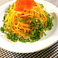 ☆お正月パスタ　明太子いくら