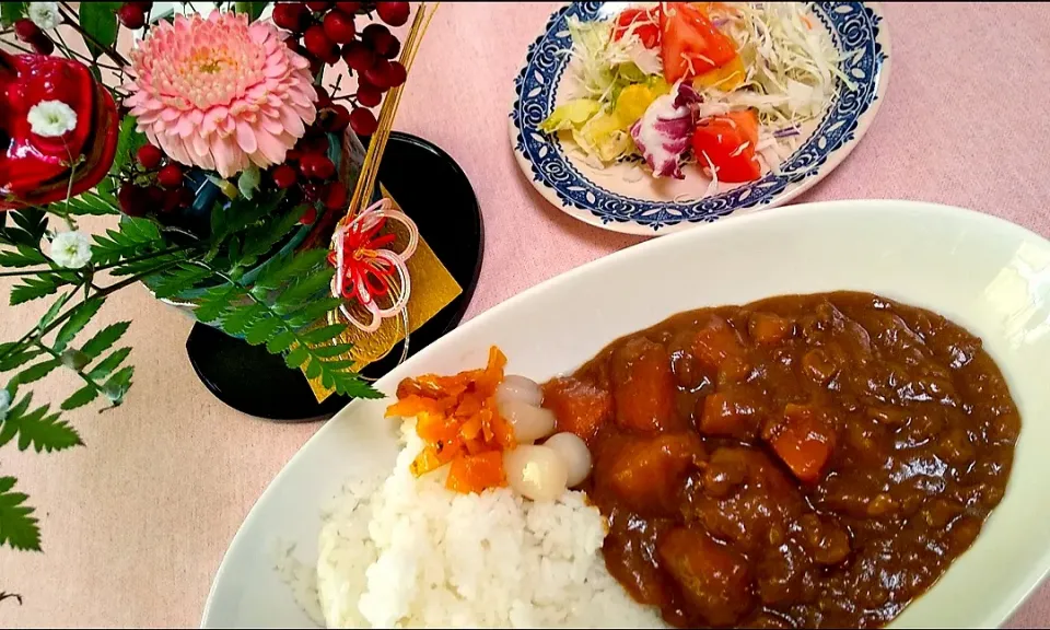 ☆今日のお昼ご飯☆　カレーライス|hamamaさん