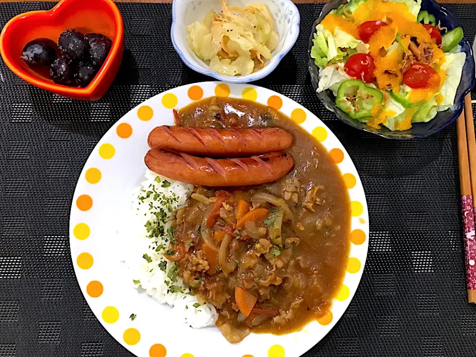 ウインナカレーセット|ゆうかさんさん