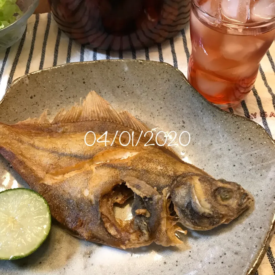 Snapdishの料理写真:カレイの唐揚げ|友さん