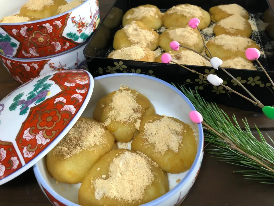 おふくろの味　べた餅|Cuisineさん