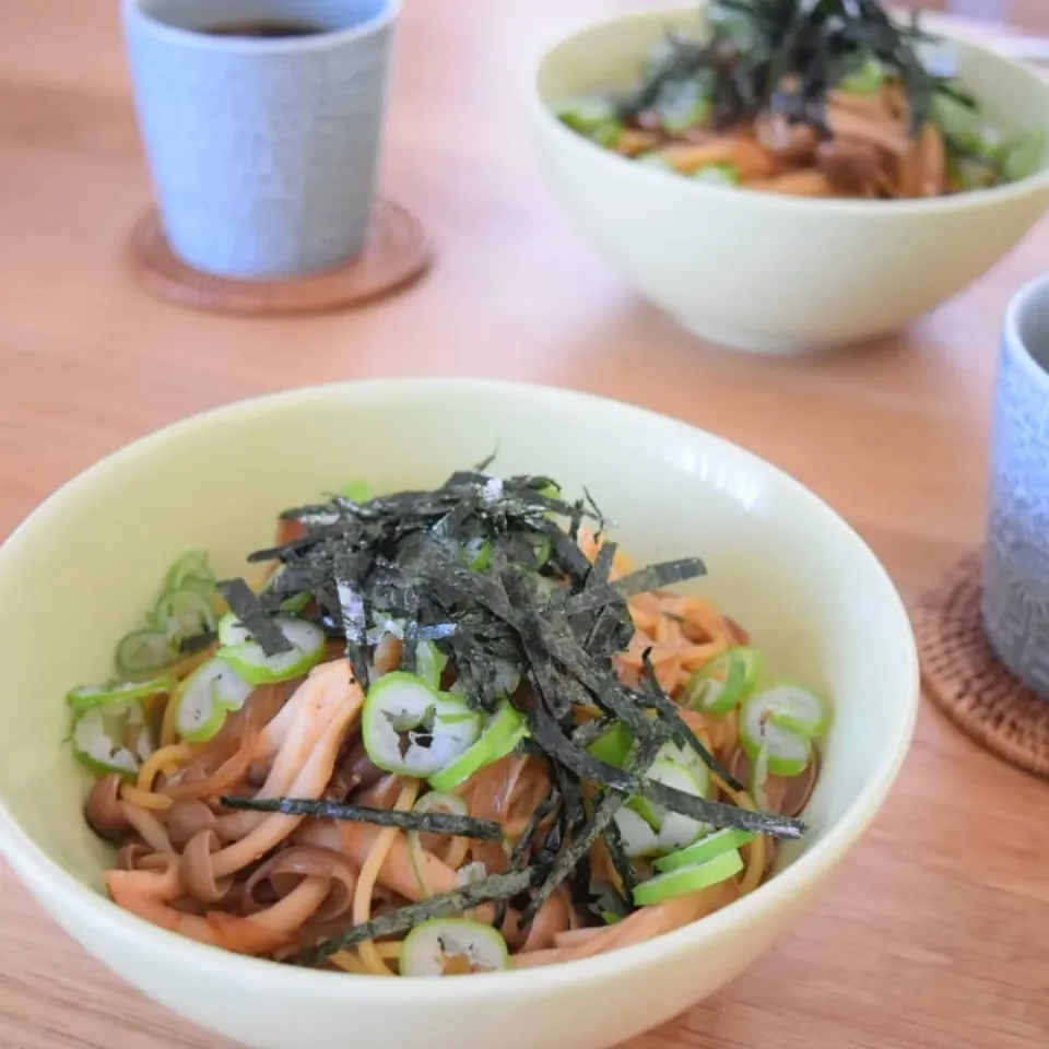 すき焼きパスタ|うにんぱすさん