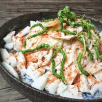 ⌘蓮根明太サラダ(クルンねぎ)