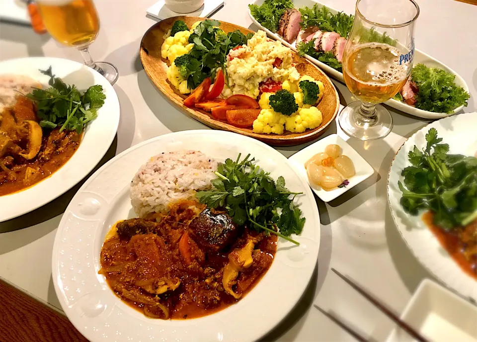 Snapdishの料理写真:サバ缶のスパイスカレー|じゅんさんさん