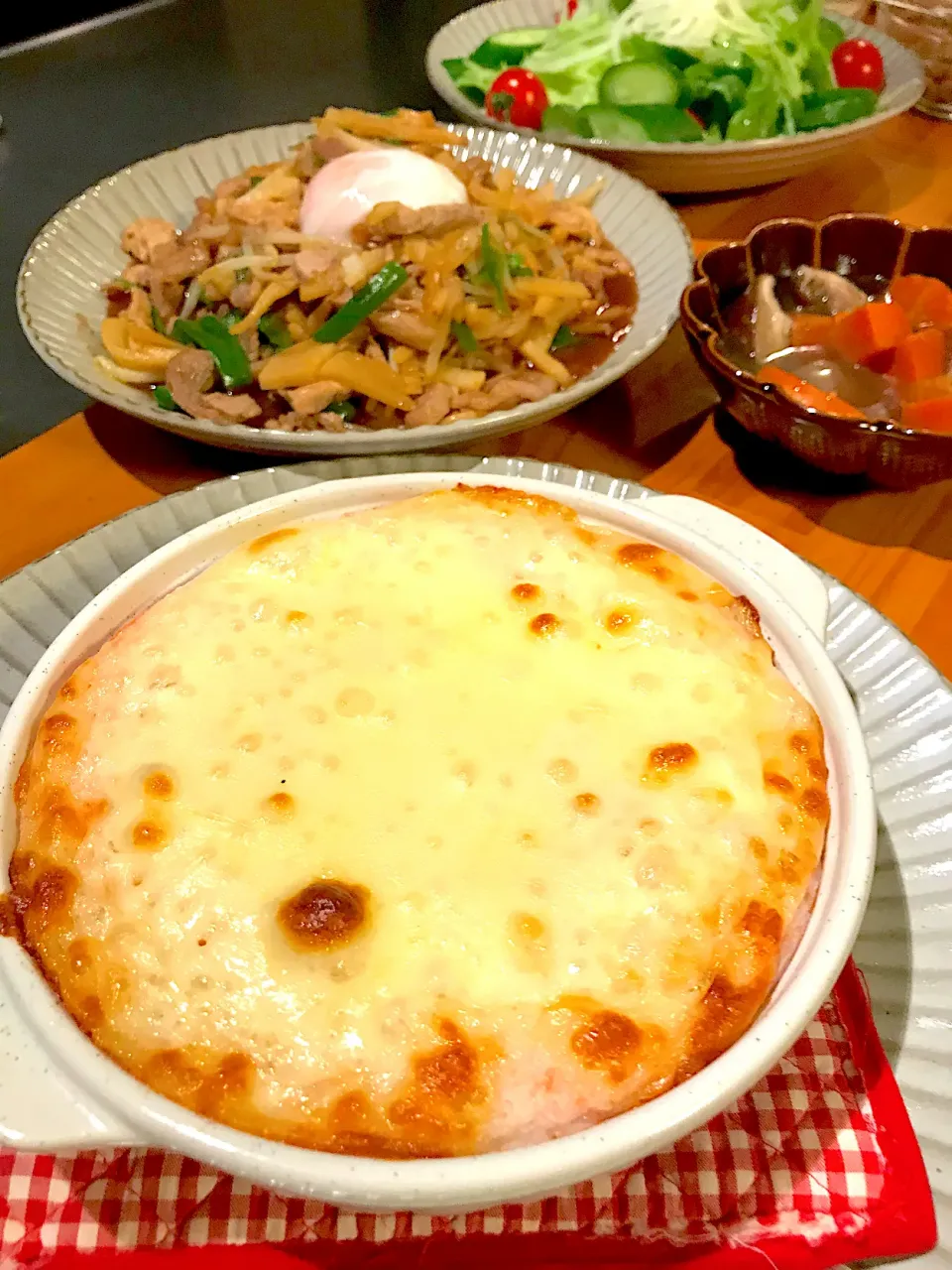 Snapdishの料理写真:長芋明太グラタン|_emi_48.0517さん