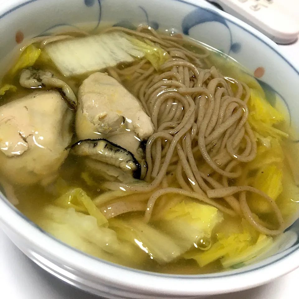 Snapdishの料理写真:牡蠣のとろみそば|まちゃこさん