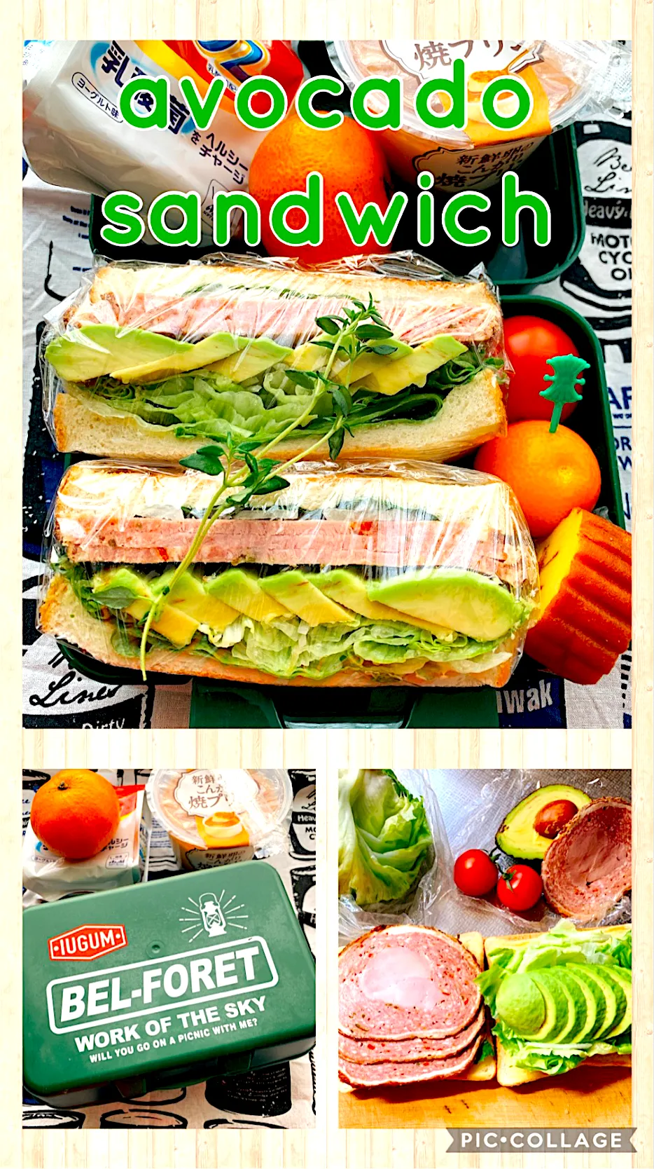 #sandwich #sandwichbox 
#お父さん弁当　#たまにはサンドイッチ弁当 #avocado #実はアボカドが大好物　#オヤツも添えて|Blueberry🫐さん