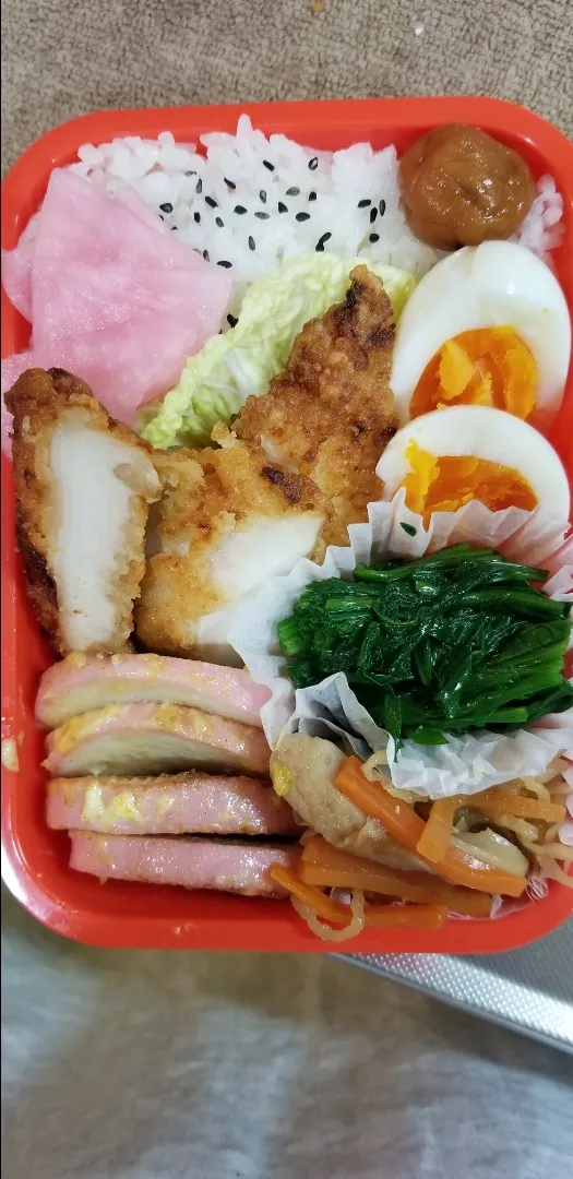 Snapdishの料理写真:鳥の味噌焼き弁当|ひぐっちさん