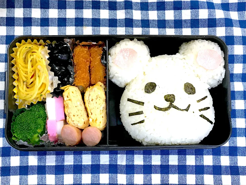 仕事初め弁当！今年もがんばりマウス❣️|sarada.makiさん