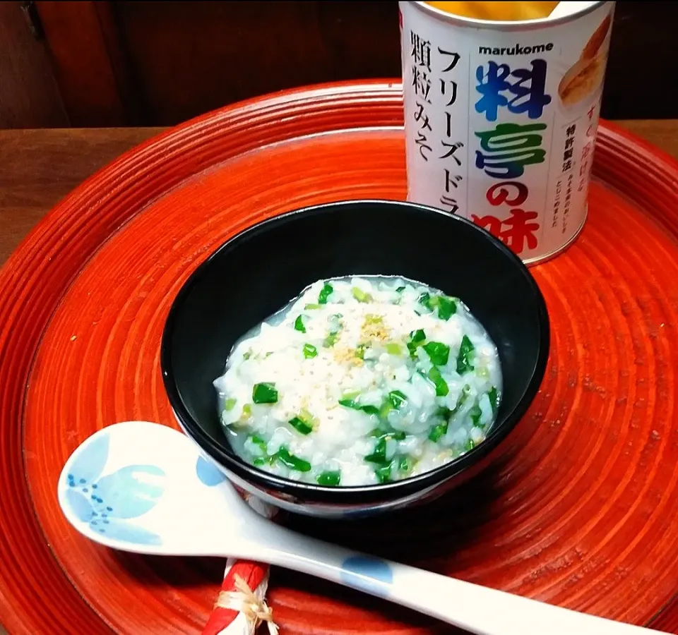 お粥さんに料亭の味😋|あらいぐまのしっぽさん