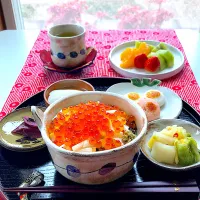 いくら丼でおうちランチ