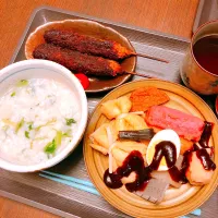 Snapdishの料理写真:七草粥定食|haruyokoさん