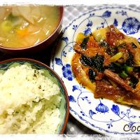 sayaさんの料理 豚カルビごはん　と七草ご飯、てっぽう汁