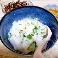 七草粥🍚台湾のお土産ほんだし干貝風味で‼おいひぃ～