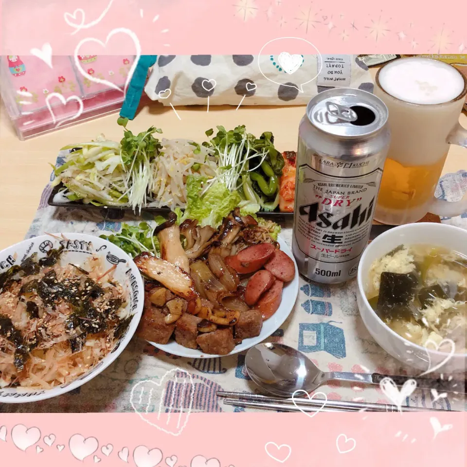 １／７ ｔｕｅ 晩ごはん🍴＊○°|rinaronarさん