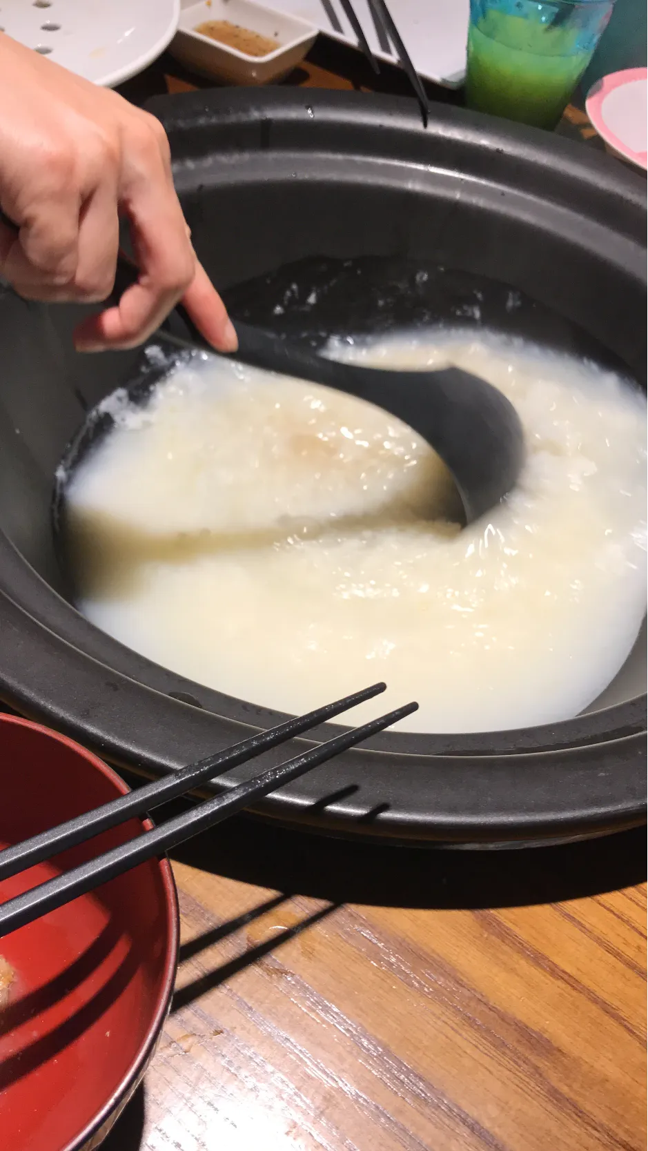 Snapdishの料理写真:海鮮焼き後のお粥|せいりょうさん