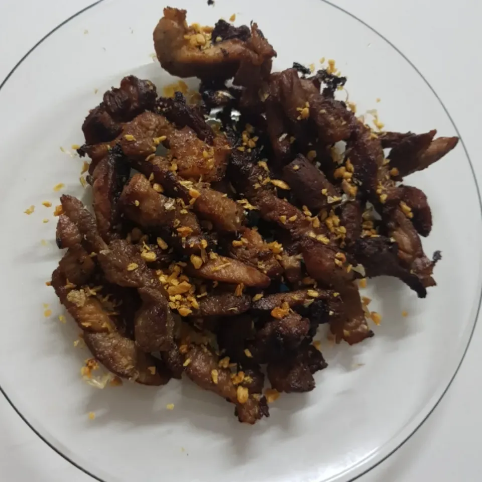 fried garlic pork|patcookingfeverパットさん