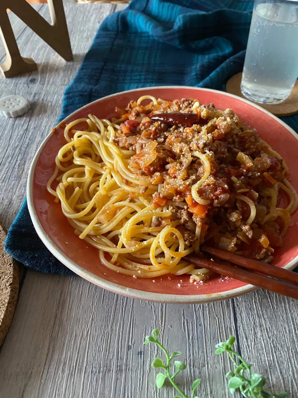 しーPaPaさんの料理 ミートソースパスタ(*^^*)|naho_nonaさん